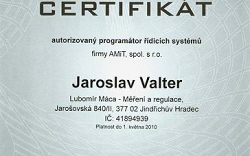 CERTIFIKÁT programátora 2008
