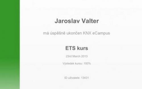 KNX certifikát