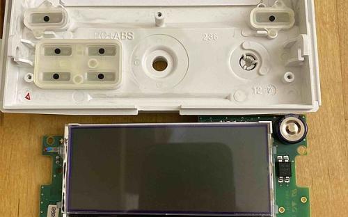 Přední strana PCB prostorového regulátoru Junkers -> typ FR 120