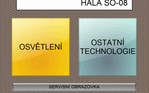 Úvodní obrazovka