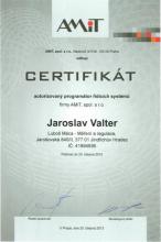 CERTIFIKÁT programátora 2013